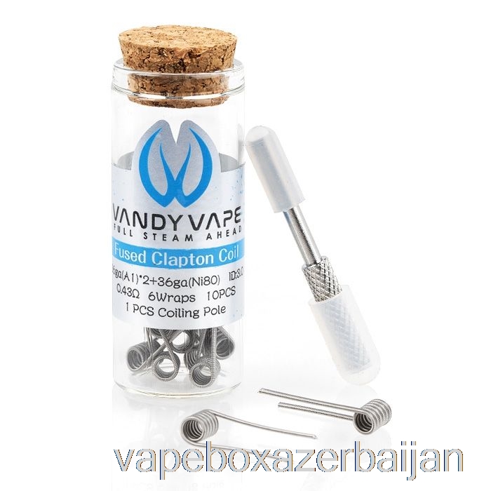 Vape Azerbaijan Vandy Vape Performance Prebuilt Coils 0.43ohm Fused Clapton Coil